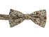 English pink red floral wildflower garden child's cotton bow tie